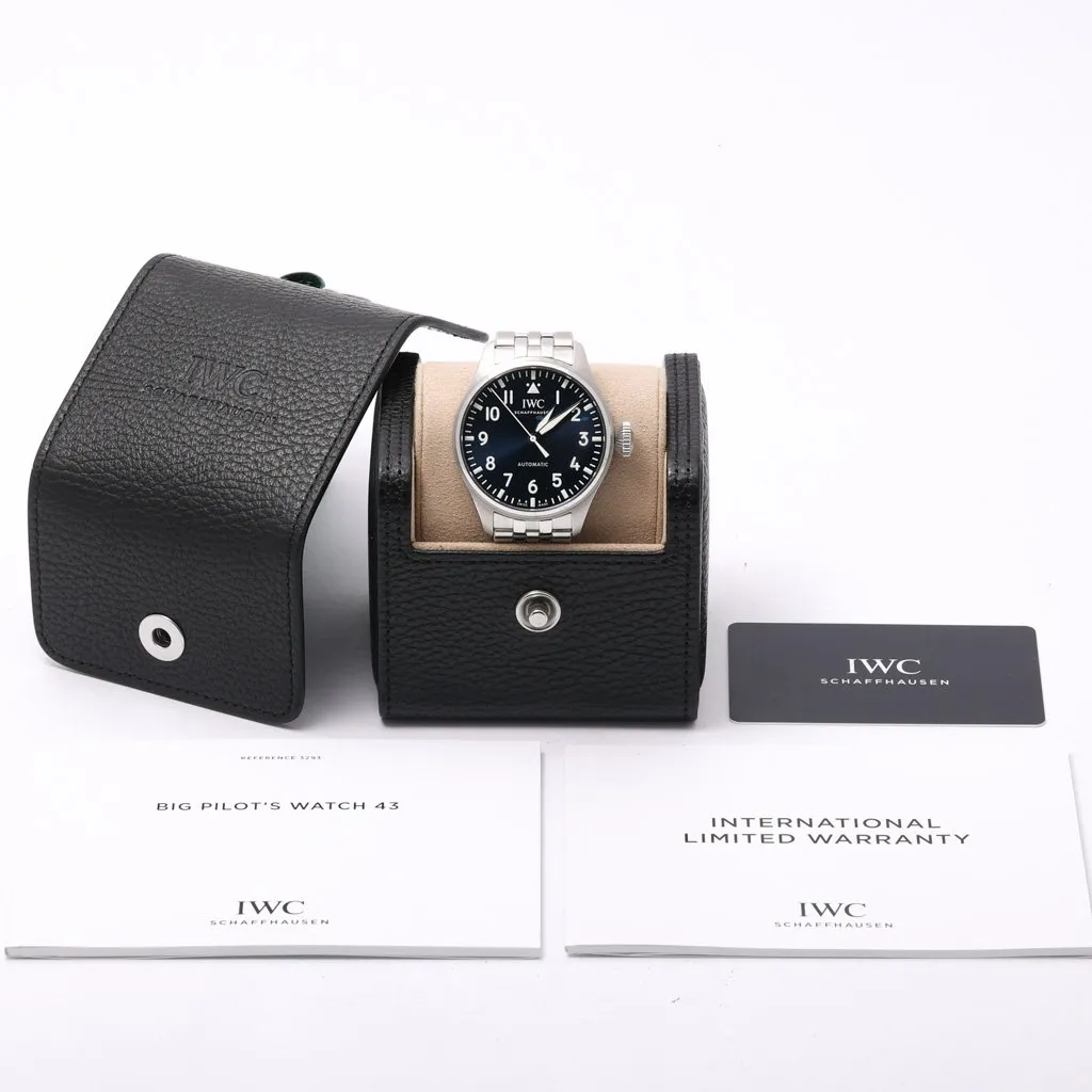 IWC Big Pilot IW329304 43mm Stainless steel Blue 9