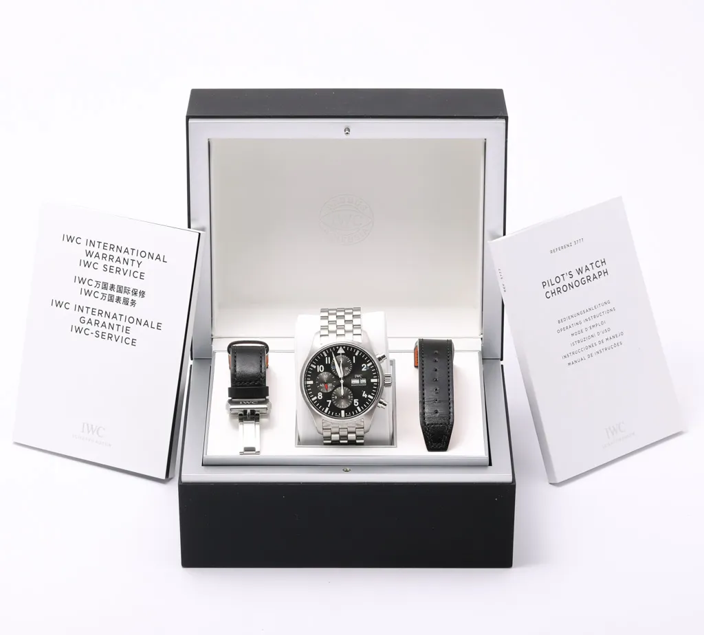 IWC Pilot Spitfire Chronograph IW377719 43mm Stainless steel Gray 8