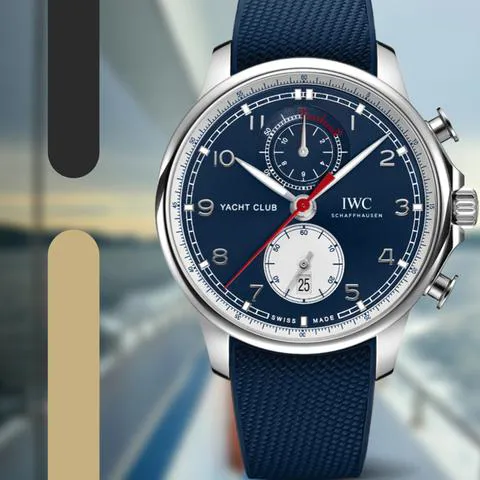 IWC Portugieser IW390704 44.5mm Stainless steel Blue