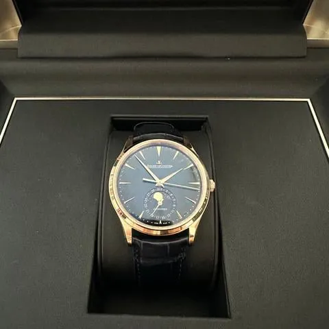 Jaeger-LeCoultre Master Ultra Thin Q1362580 39mm Rose gold Blue