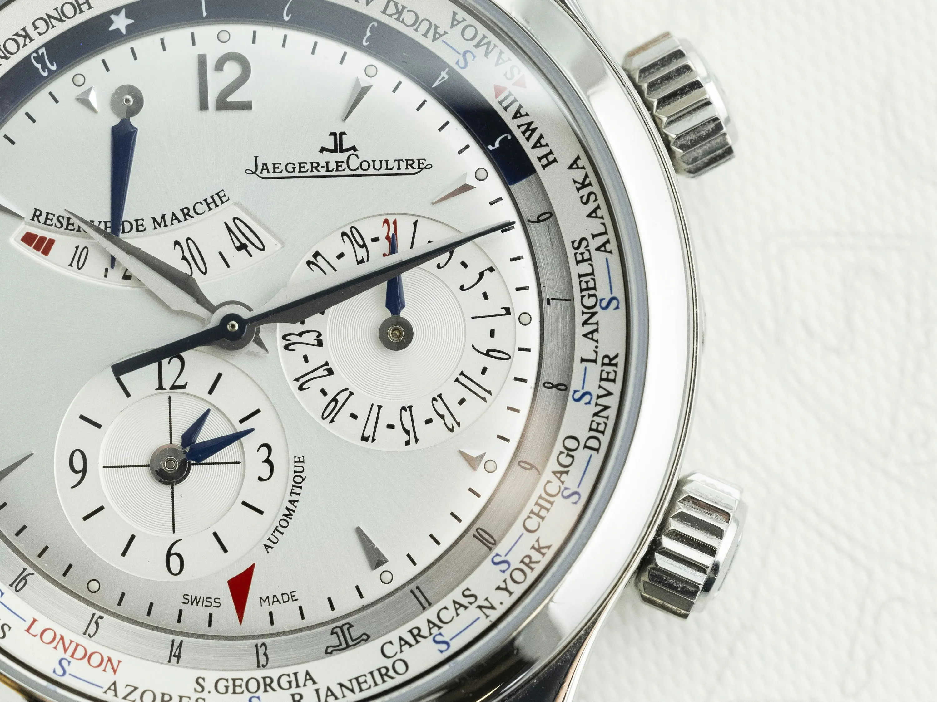 Jaeger-LeCoultre Master World Geographic 146.8.32.S 42mm Stainless steel Silver 3