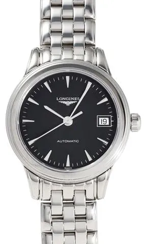 Longines Flagship L4.274.4.52.6 26mm Stainless steel Black