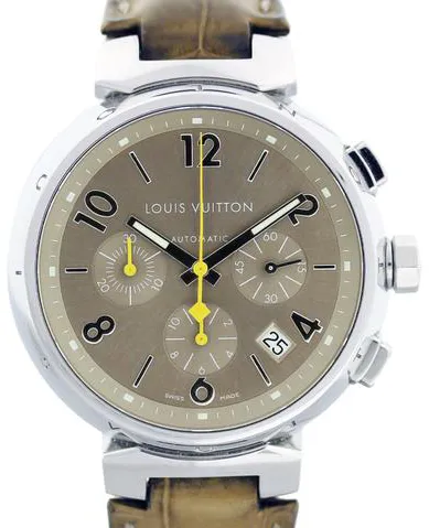 Louis Vuitton Q1122 41mm Stainless steel Champagne