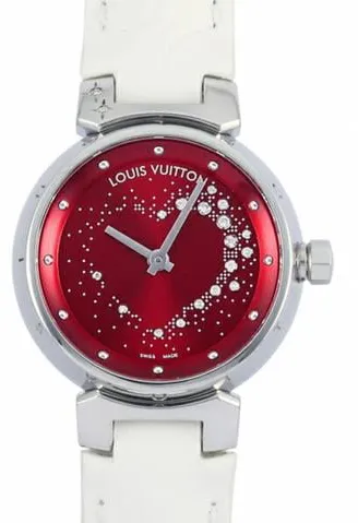 Louis Vuitton Q12M2 27mm Stainless steel Red