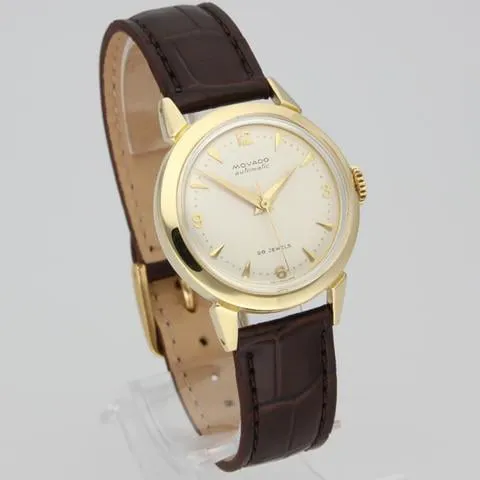 Movado 30mm Yellow gold Silver 3