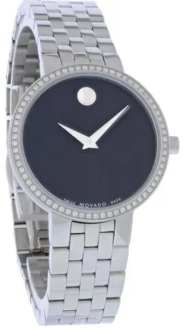 Movado 30mm Stainless steel Black