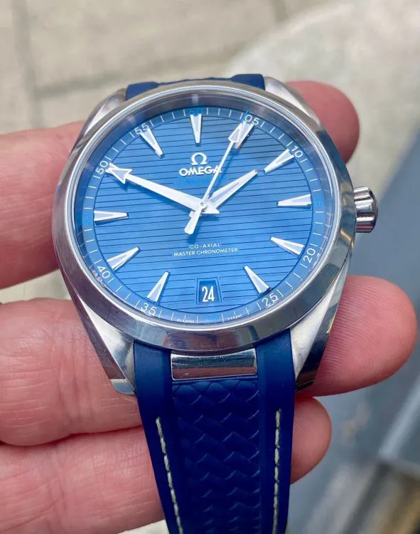 Omega Aqua Terra 220.12.41.21.03.001 41mm Stainless steel Blue 3