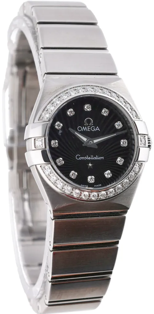 Omega Constellation 123.15.24.60.51.001 24mm Stainless steel Black 4