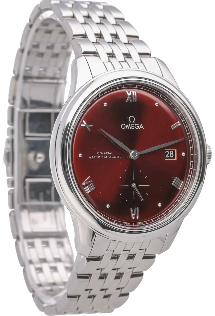 Omega De Ville 434.10.41.20.11.001 41mm Stainless steel Red 6