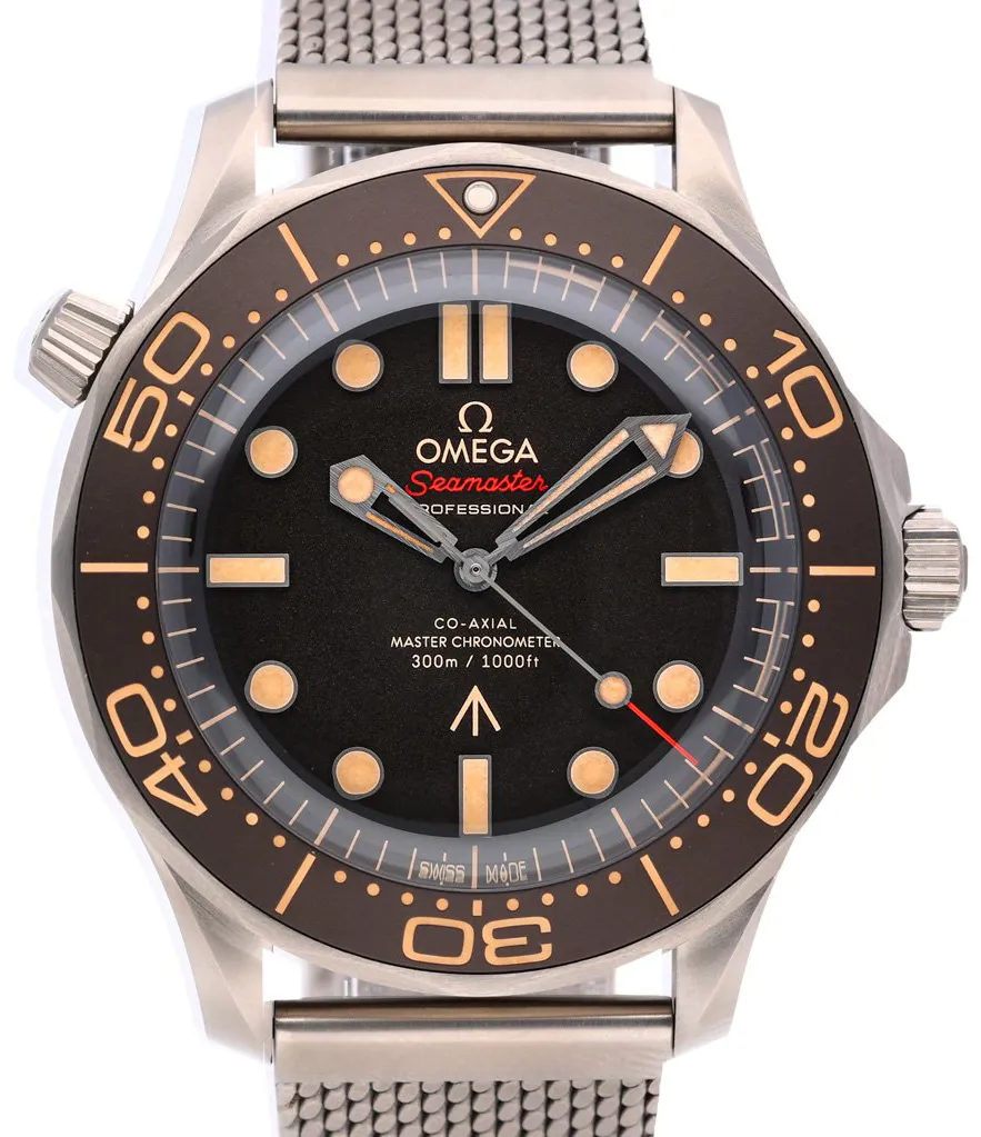 Omega Seamaster Diver 300M 210.90.42.20.01.001 42mm Titanium Brown