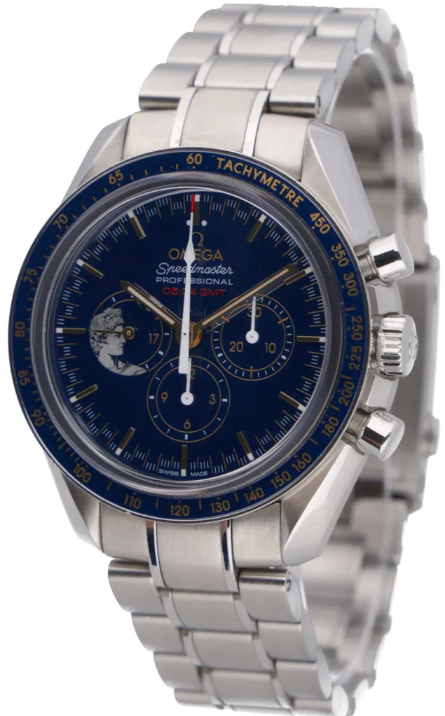 Omega Speedmaster Moon watch 311.30.42.30.03.001 42mm Stainless steel Blue 1
