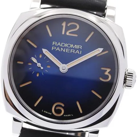 Panerai Luminor Base PAM 01144 42mm Stainless steel Blue