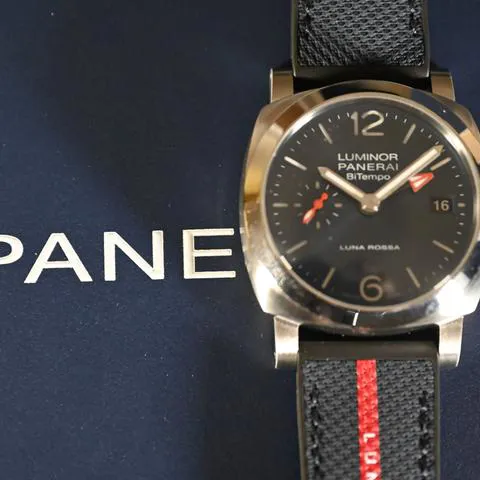 Panerai Luminor PAM01404 40mm Stainless steel Blue 1