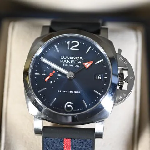 Panerai Luminor PAM01404 40mm Stainless steel Blue 9