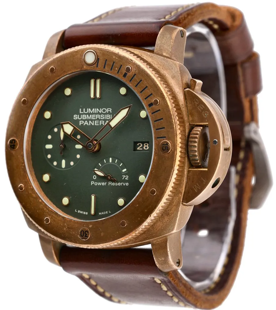 Panerai Submersible PAM 00507 47mm Bronze Green 2