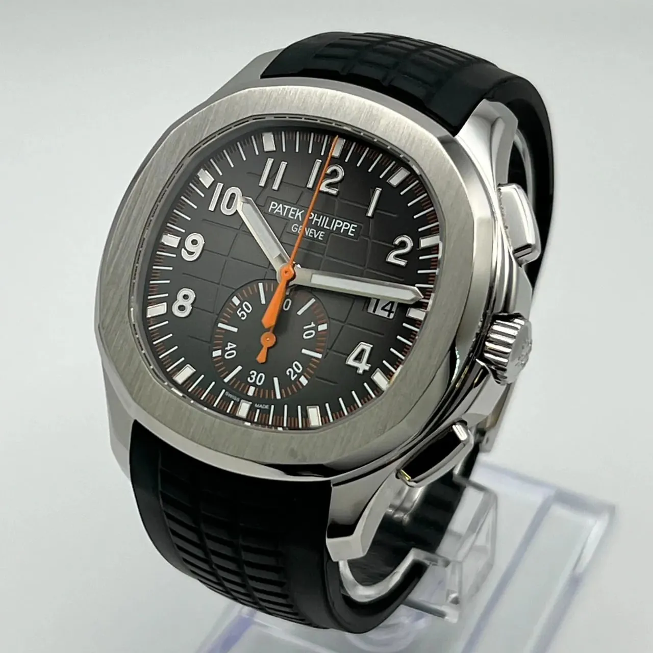 Patek Philippe Aquanaut 5968A-001 42mm Stainless steel Black 1