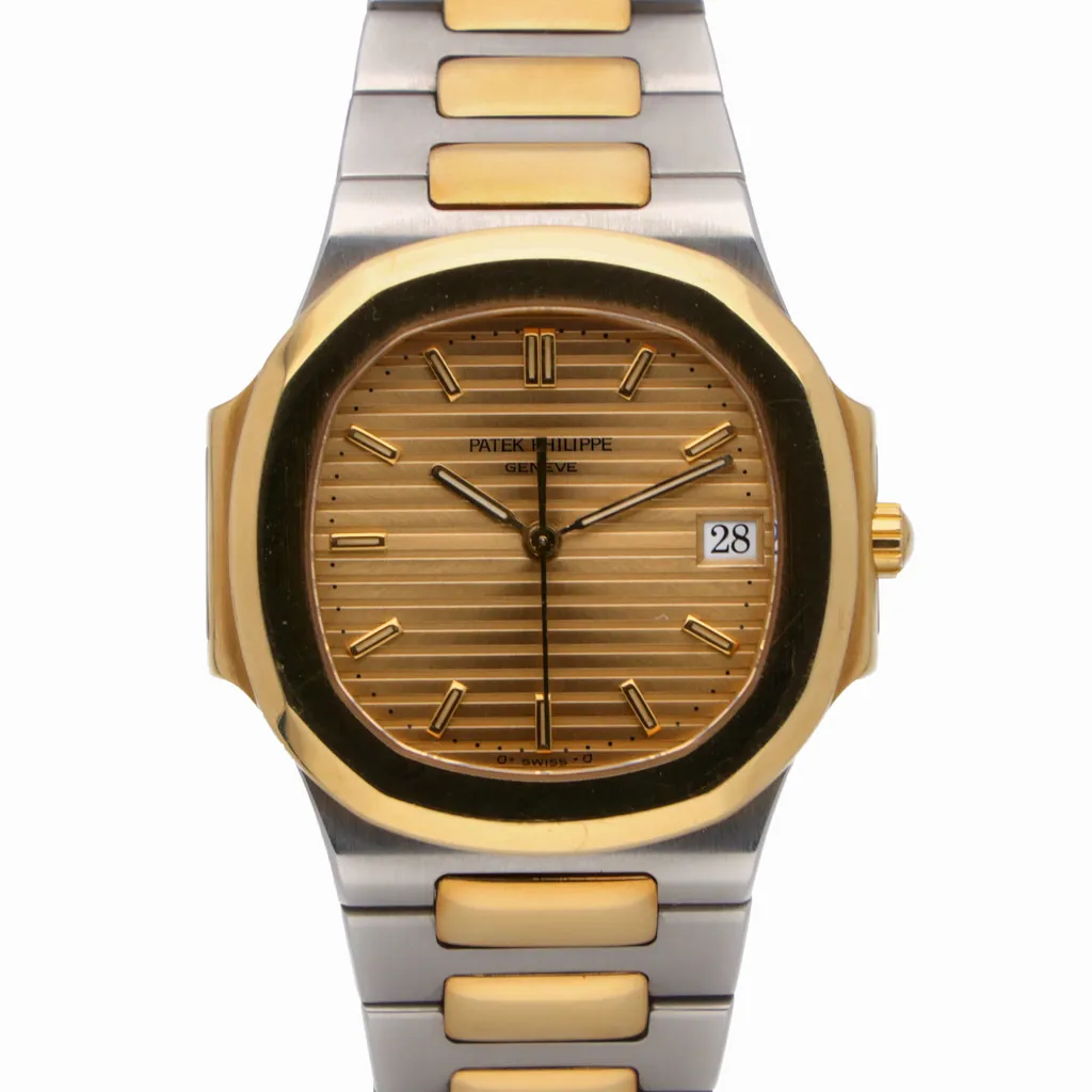 Patek Philippe Nautilus 3900/001 33mm Yellow gold and Stainless steel Champagne