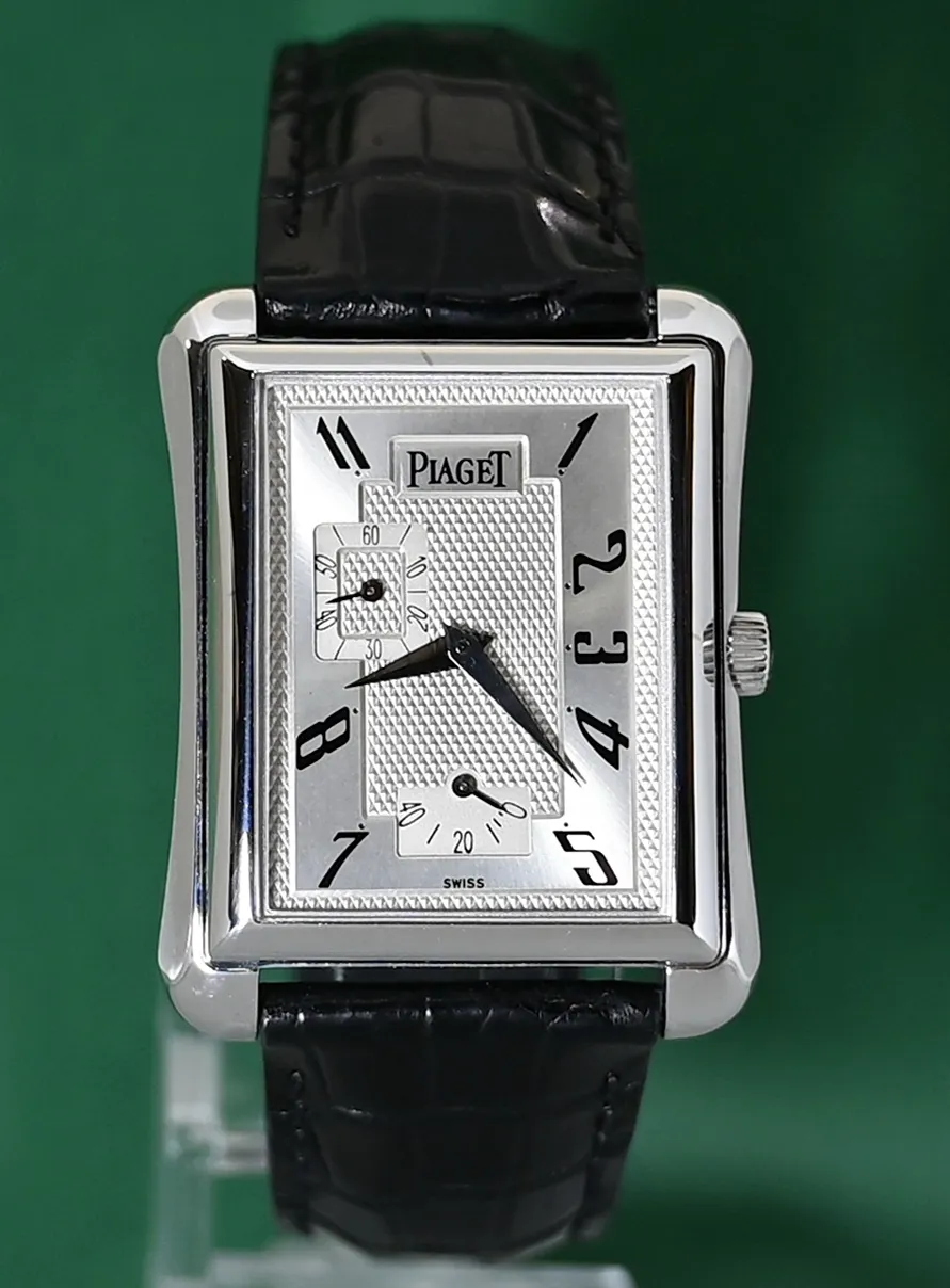 Piaget Emperador 18900 30mm White gold and 18k white gold Silver