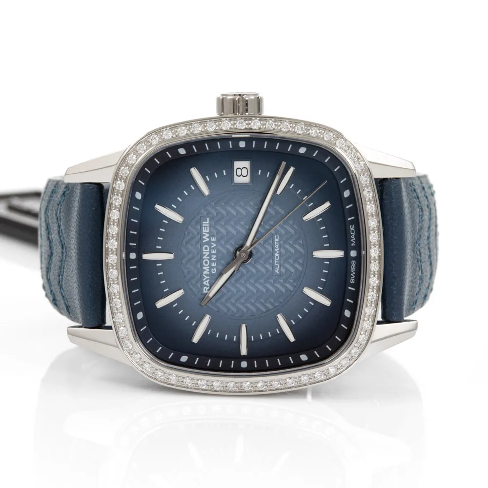 Raymond Weil Freelancer 2490-SCS-50051 34.5mm Stainless steel and Diamond Blue 1