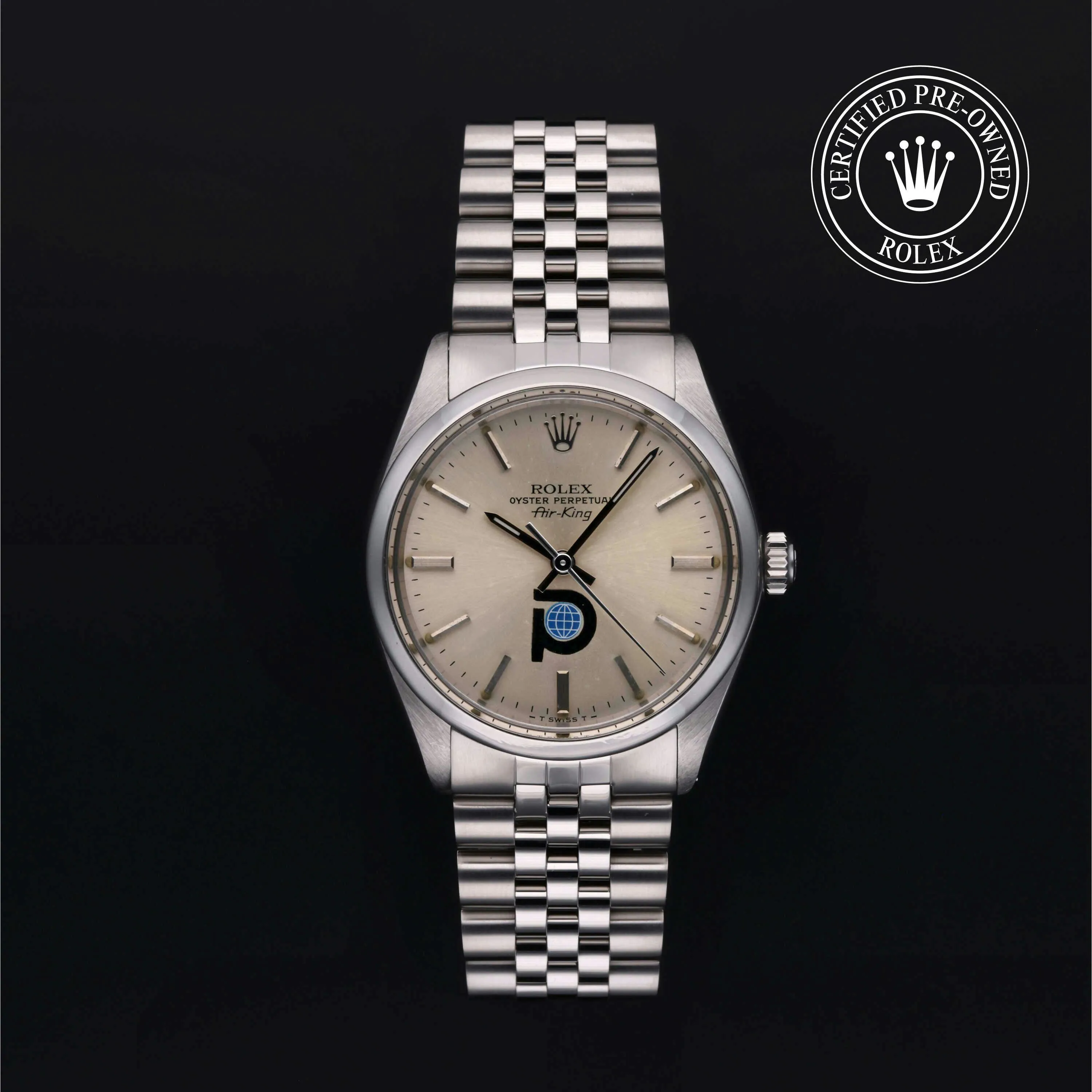 Rolex Air King 5500 34mm Stainless steel Silver