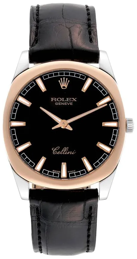 Rolex Cellini Danaos 4243 34mm White gold Black