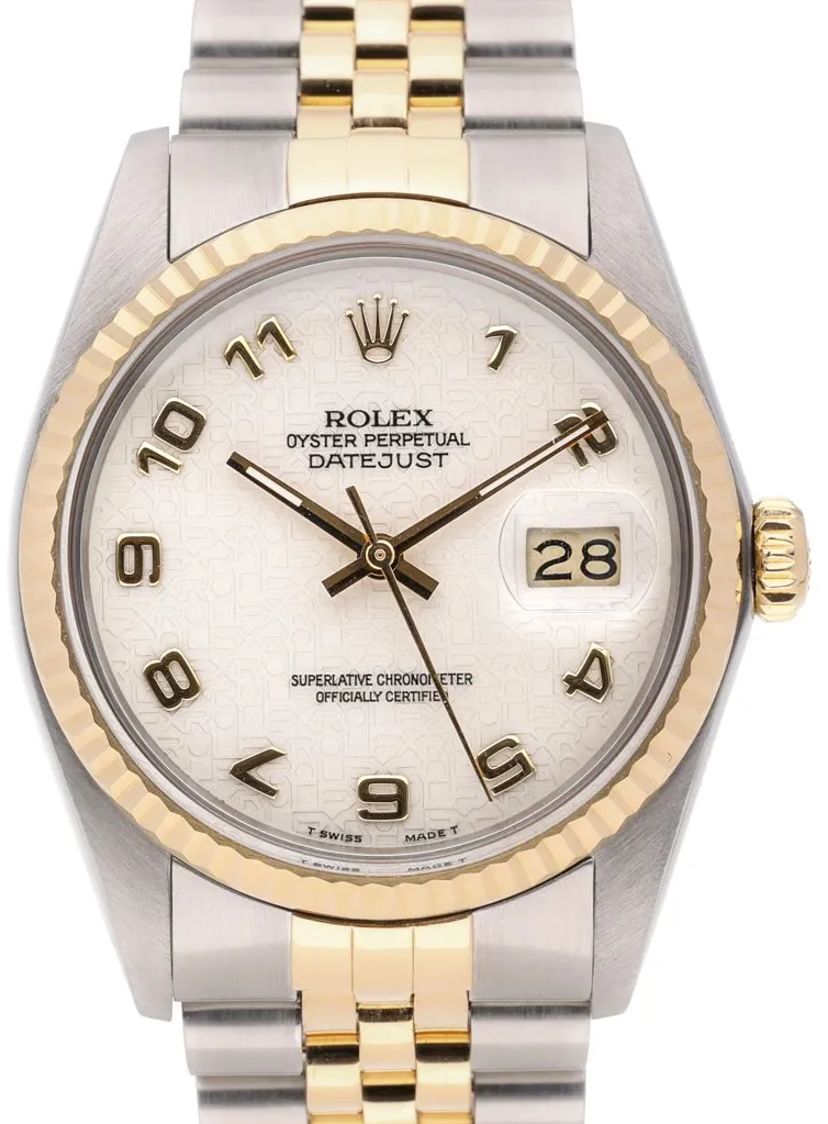 Rolex Datejust 36 16013 36mm Yellow gold and stainless steel Jubilee