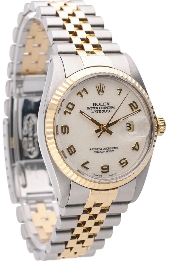 Rolex Datejust 36 16013 36mm Yellow gold and stainless steel Jubilee 4