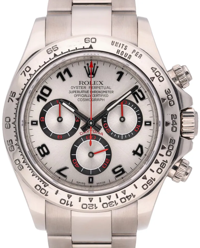 Rolex Daytona 116509 40mm White gold Silver