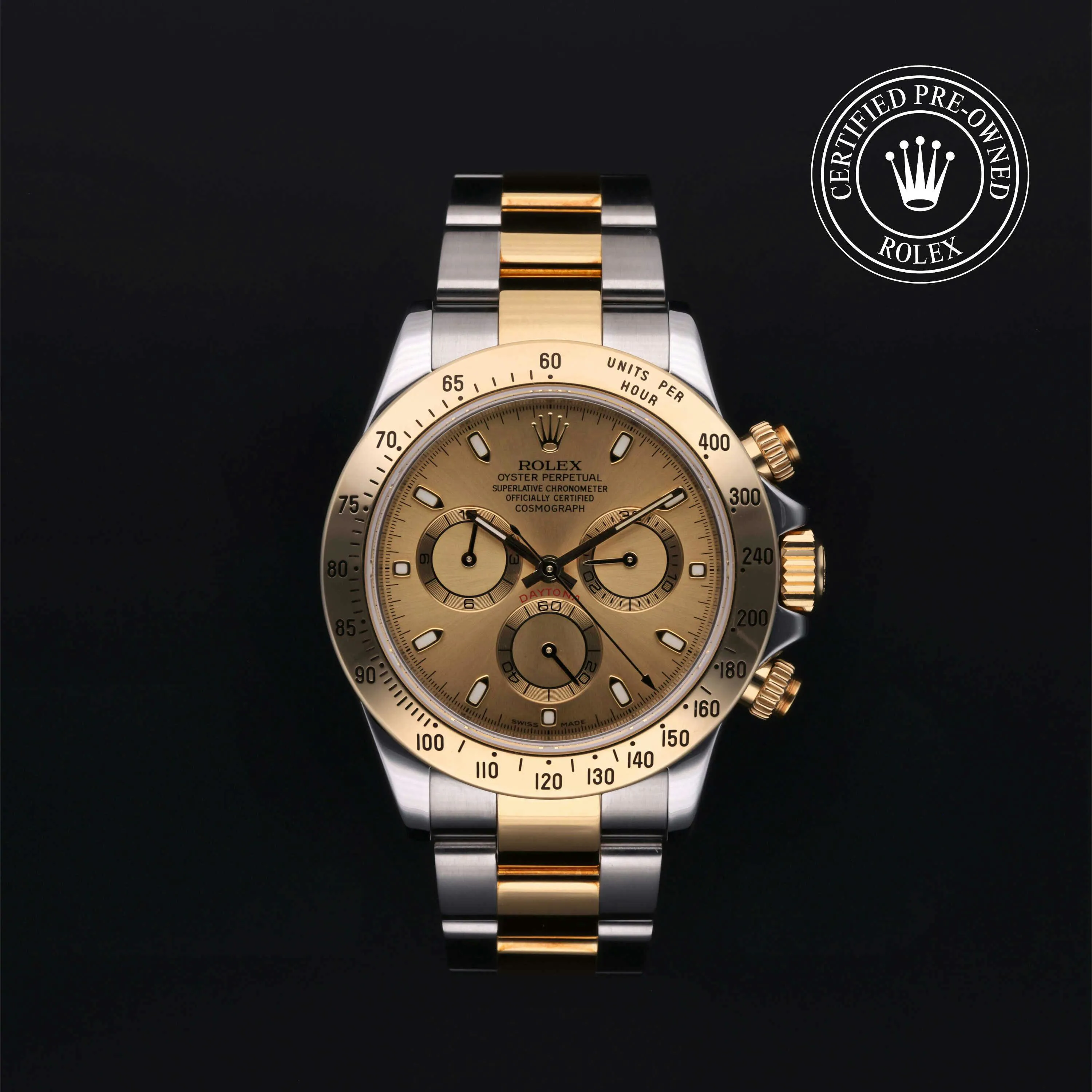 Rolex Daytona 116523 40mm Stainless steel Champagne