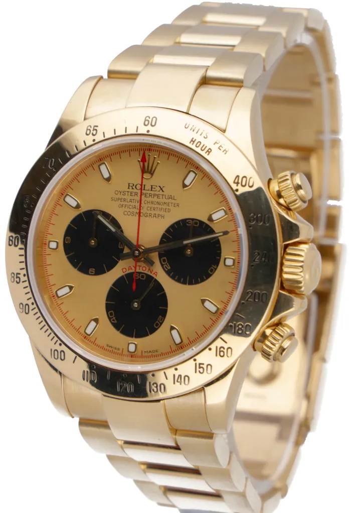 Rolex Daytona 116528 40mm Yellow gold Champagne 1