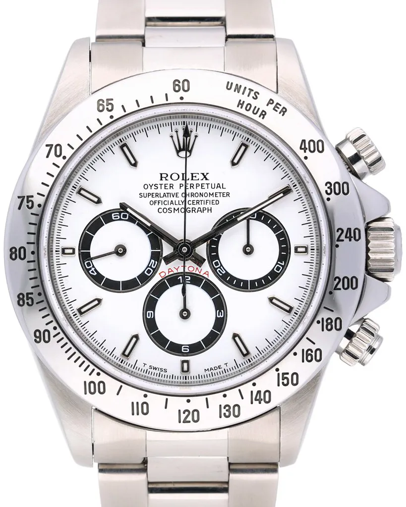 Rolex Daytona 16520 40mm Stainless steel White