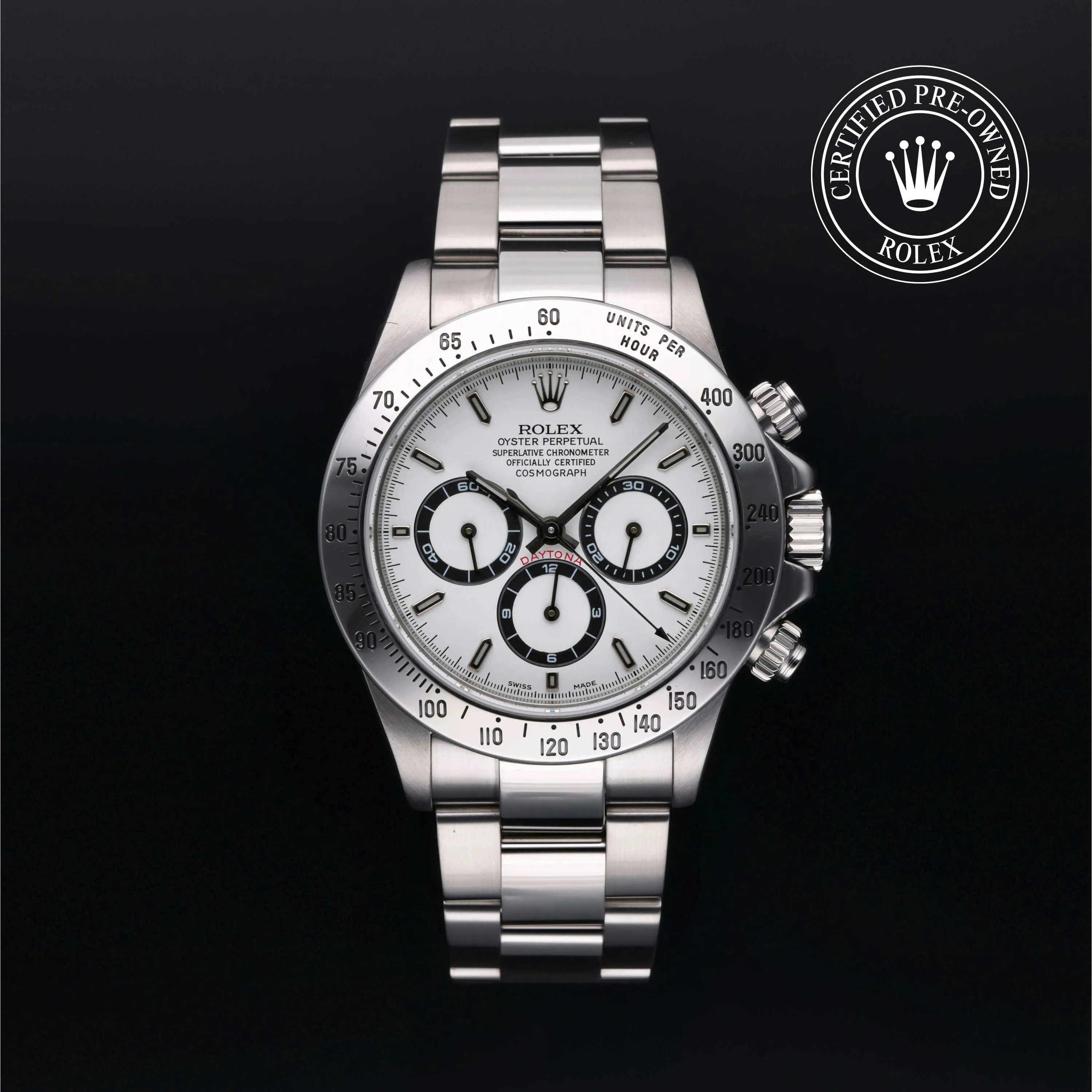 Rolex Daytona 16520 40mm Stainless steel White