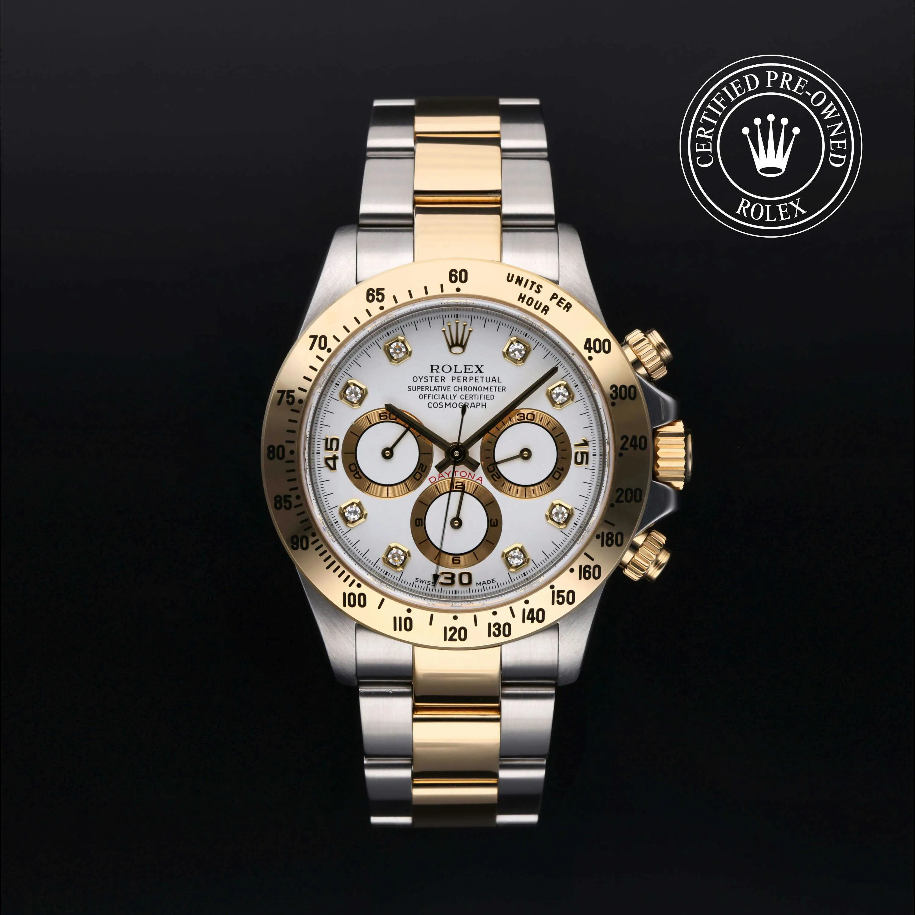 Rolex Daytona 16523 40mm Stainless steel White