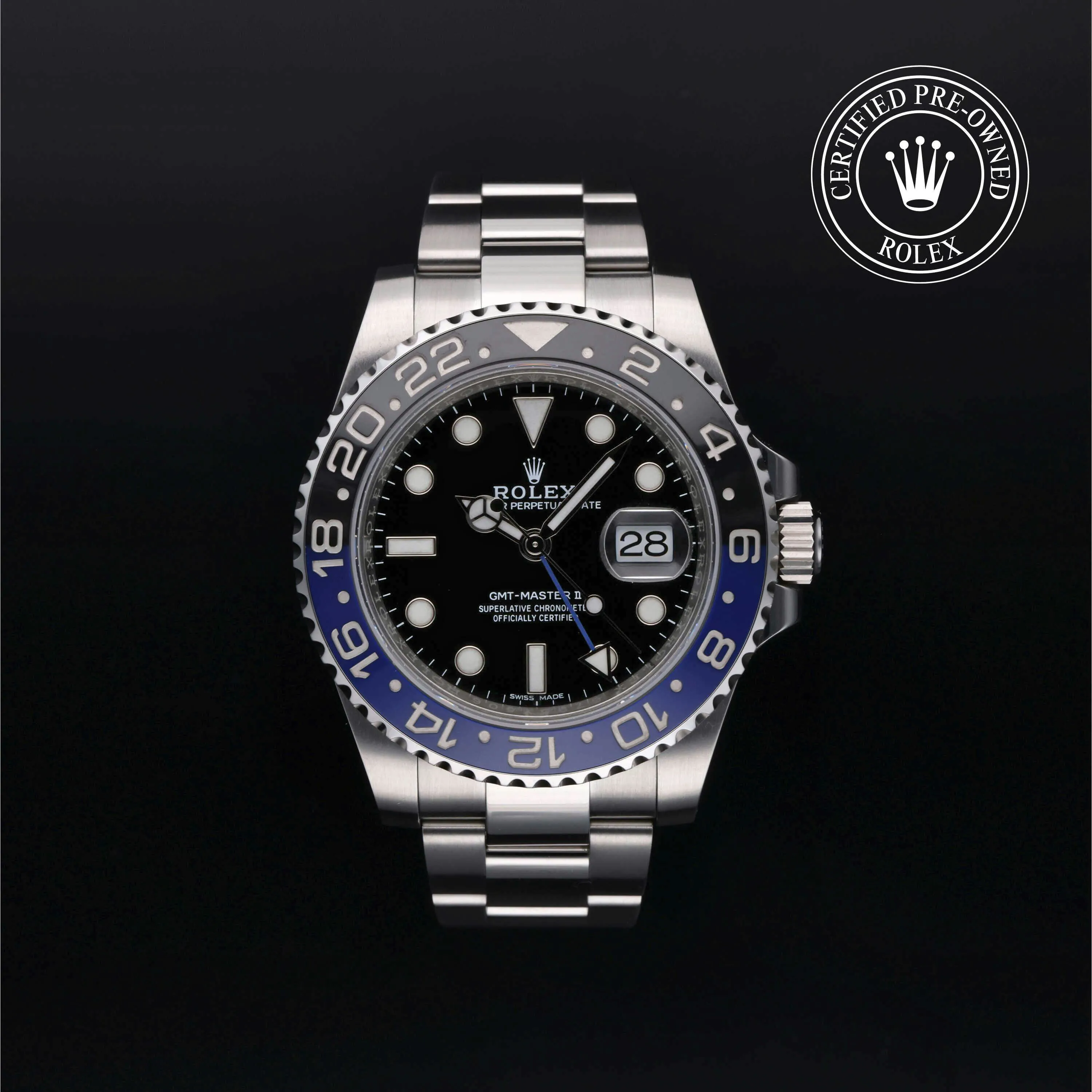 Rolex GMT-Master II 116710BLNR-0002 40mm Stainless steel Black