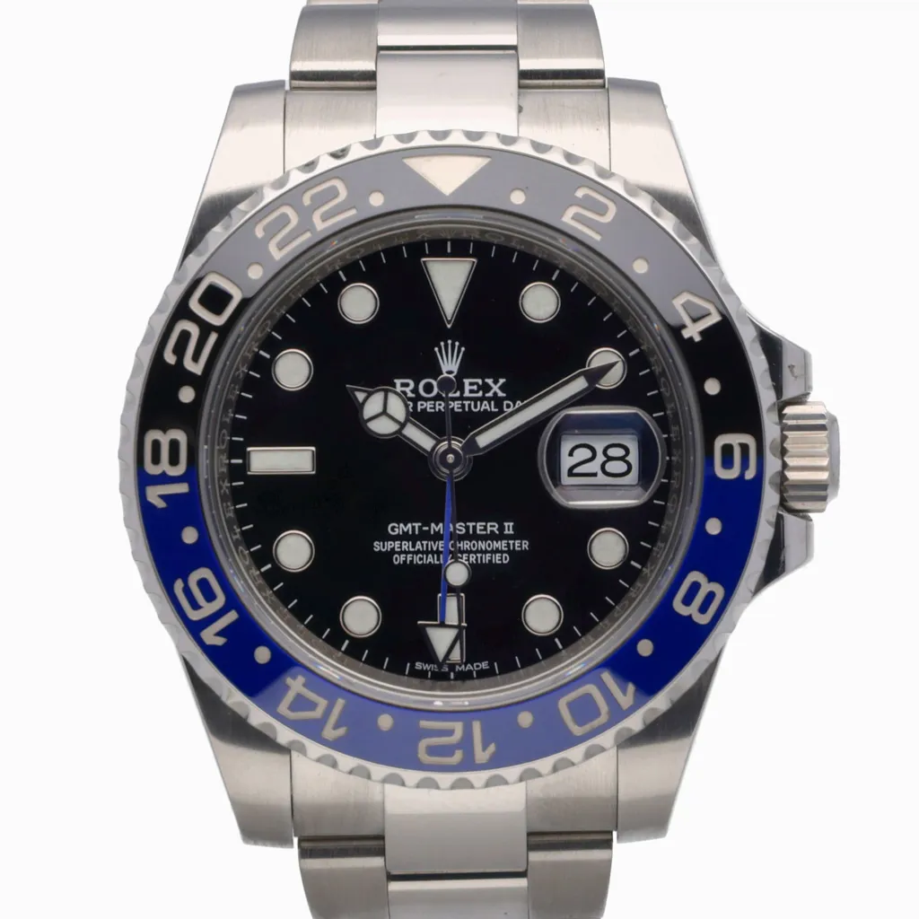 Rolex GMT-Master II 116710BLNR 40mm Stainless steel Black