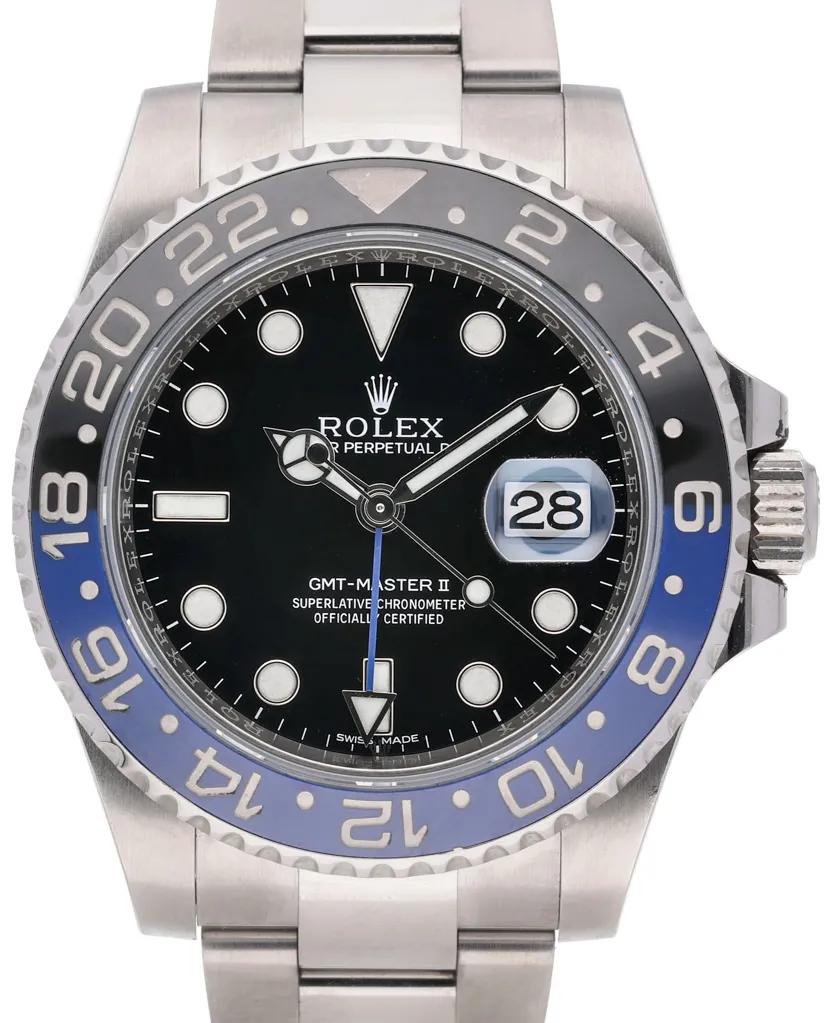 Rolex GMT-Master II 116710BLNR 40mm Stainless steel Black