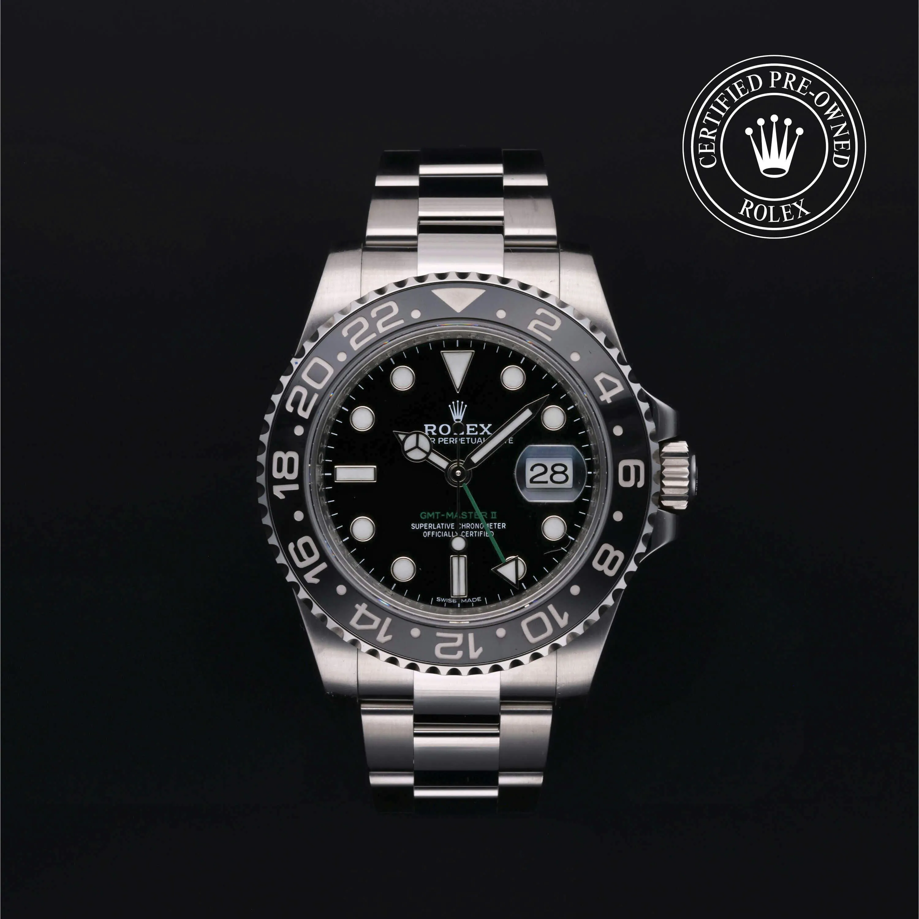 Rolex GMT-Master II 116710LN-0001 40mm Stainless steel Black