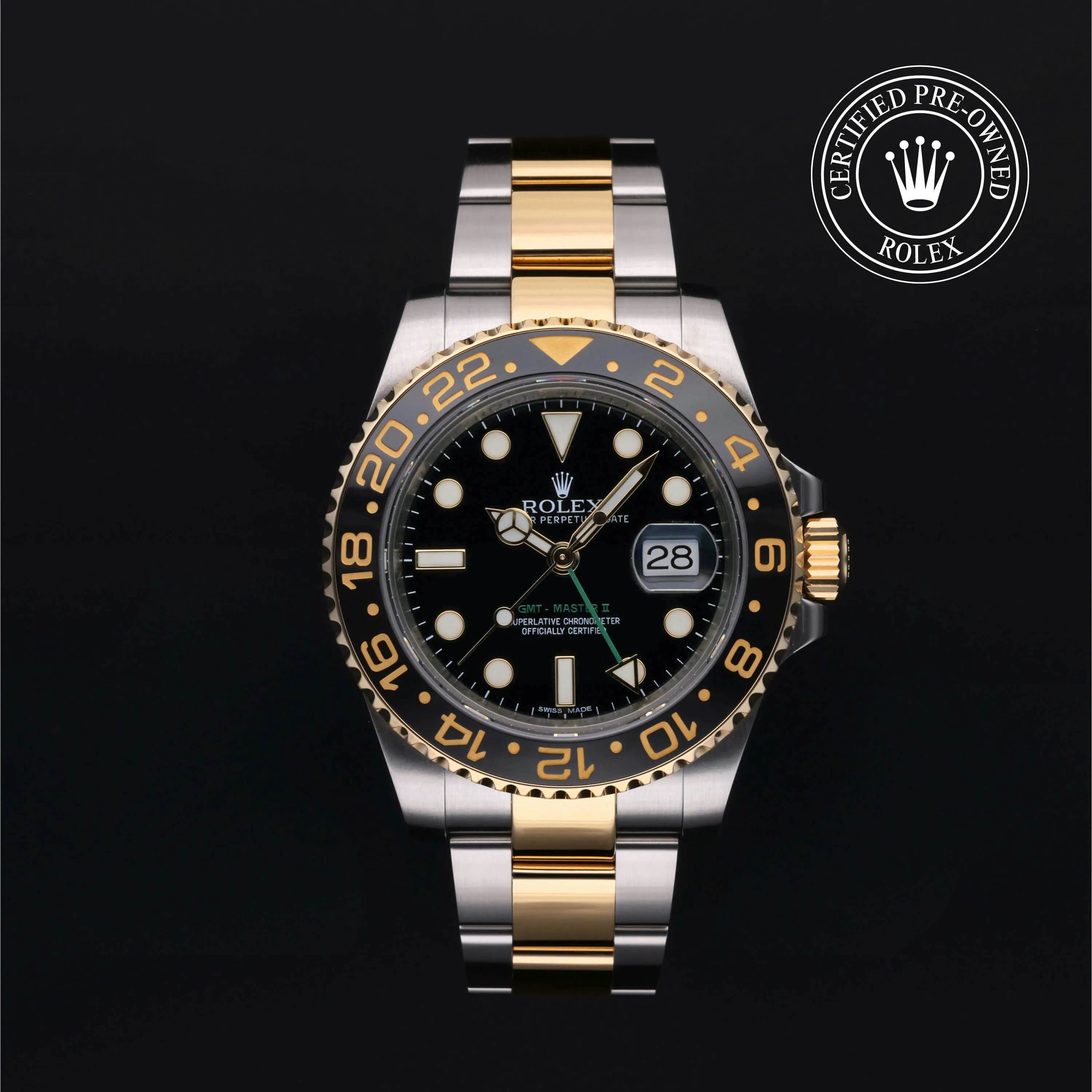 Rolex GMT-Master II 116713LN-0001 40mm Stainless steel Black