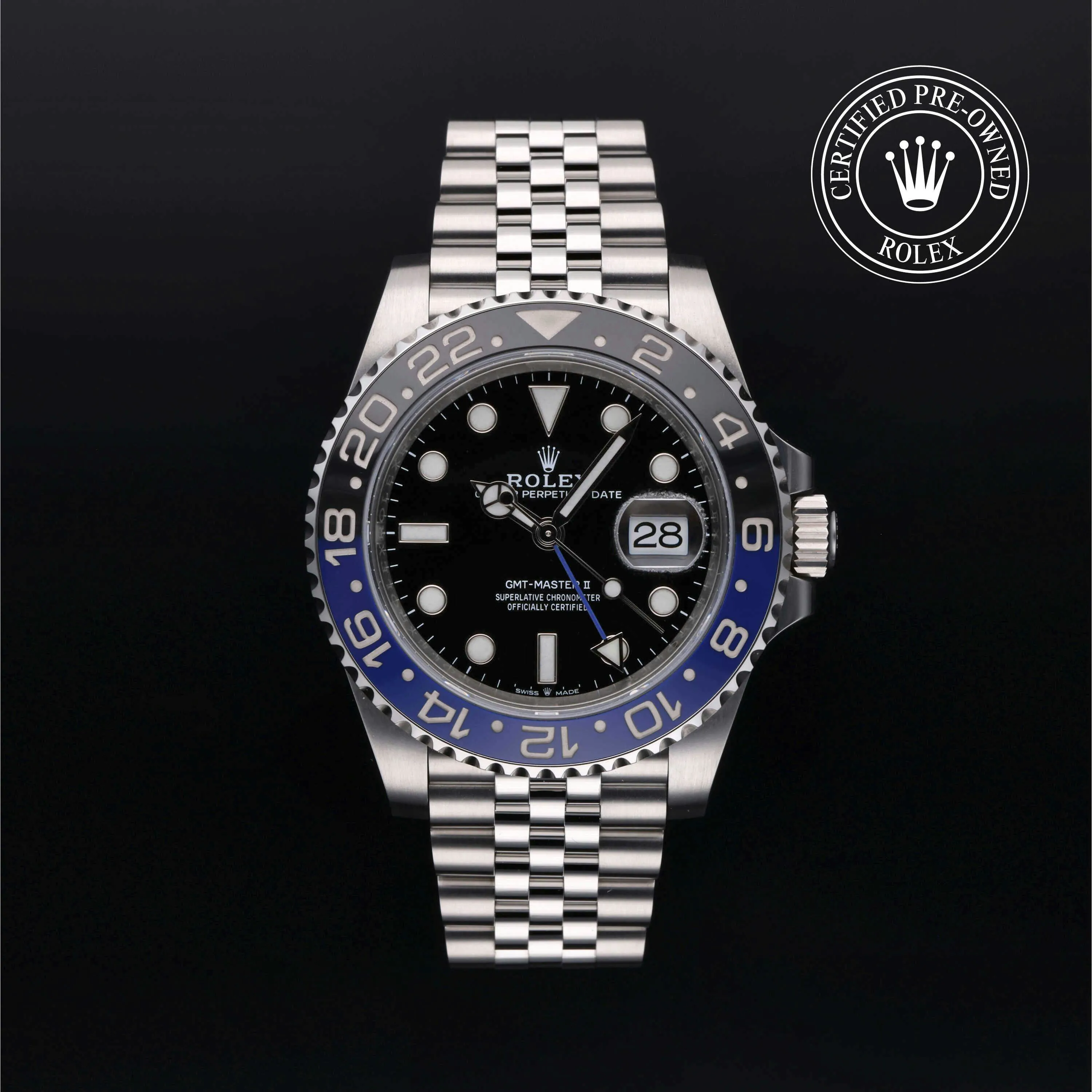 Rolex GMT-Master II 126710BLNR 40mm Stainless steel Black