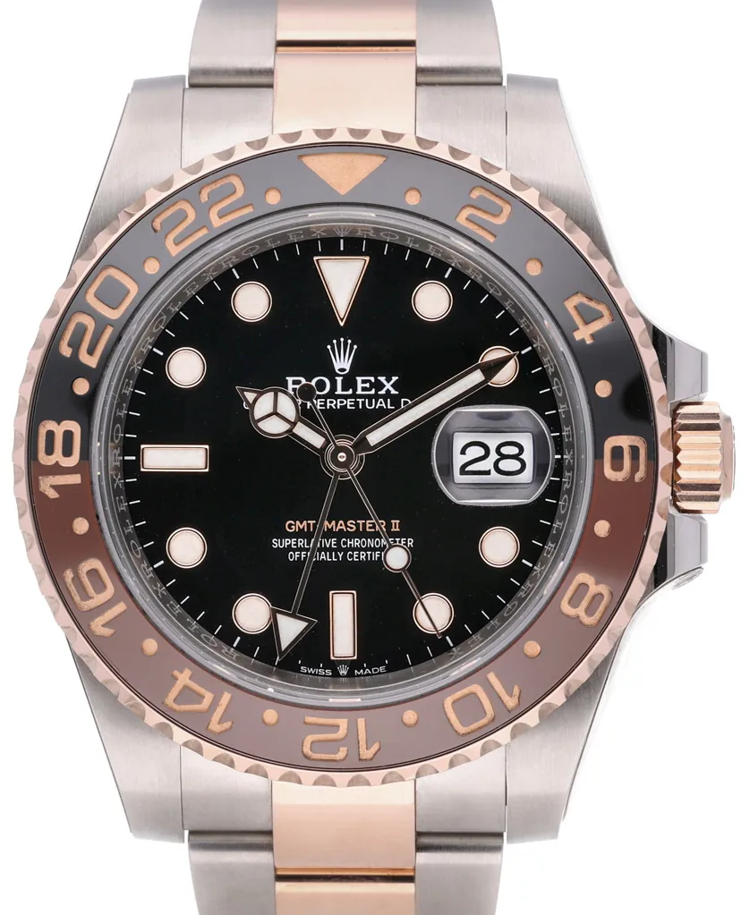 Rolex GMT-Master II 126711CHNR 40mm Steel & rose gold Black