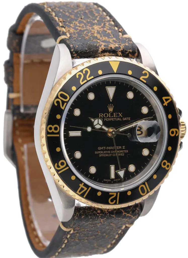 Rolex GMT-Master II 16713 40mm Yellow gold and Stainless steel Black 5