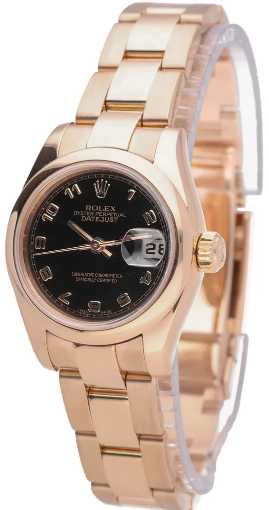 Rolex Lady-Datejust 179165 26mm Rose gold Black 1