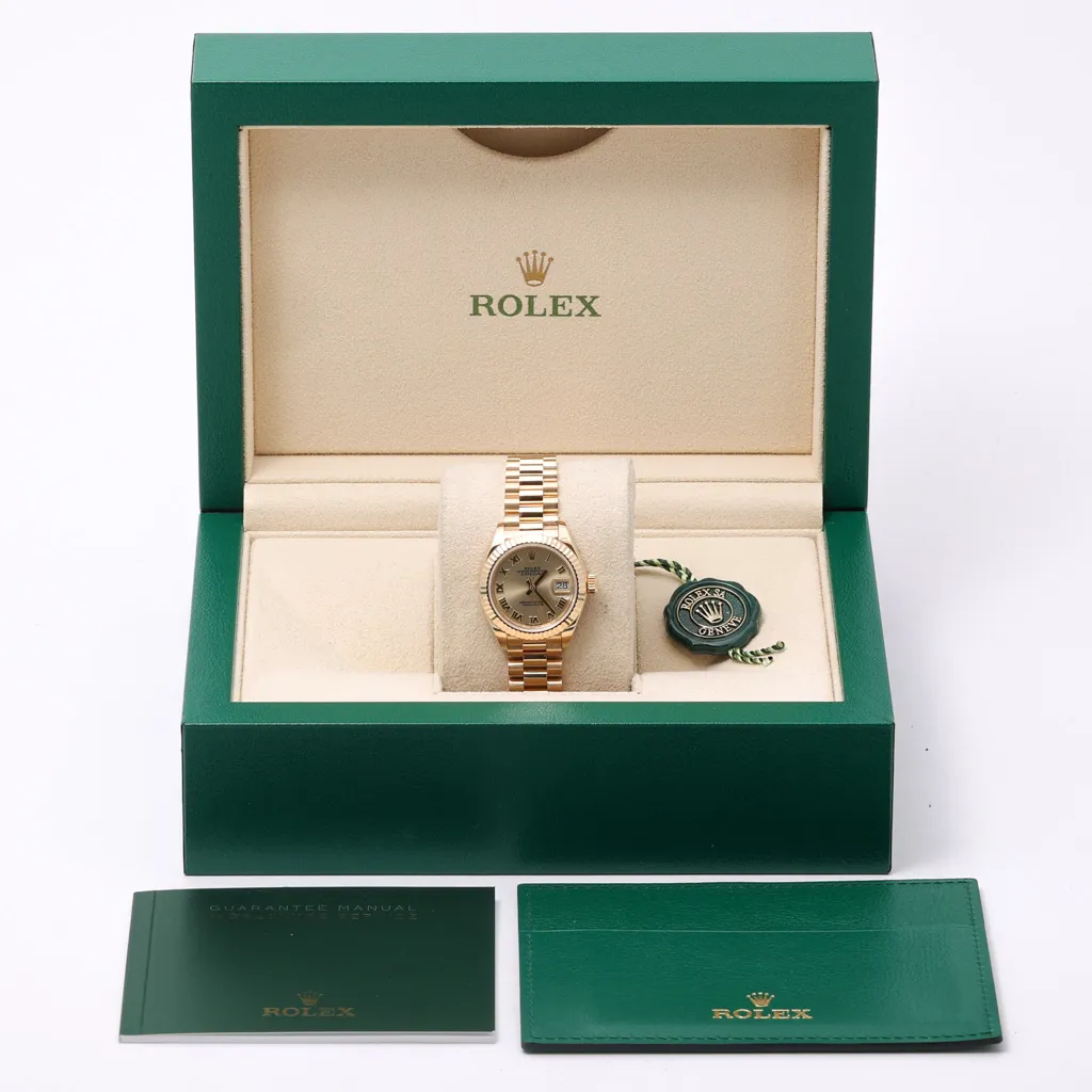 Rolex Lady-Datejust 279178 28mm Yellow gold Champagne 7