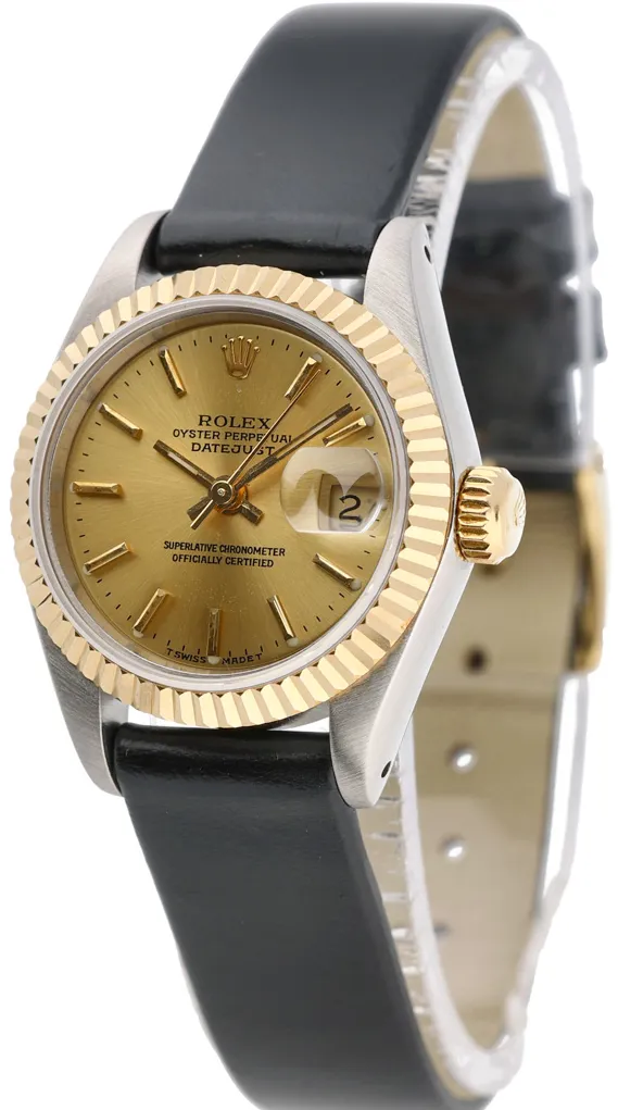 Rolex Lady-Datejust 69173 26mm Yellow gold and stainless steel Champagne 2