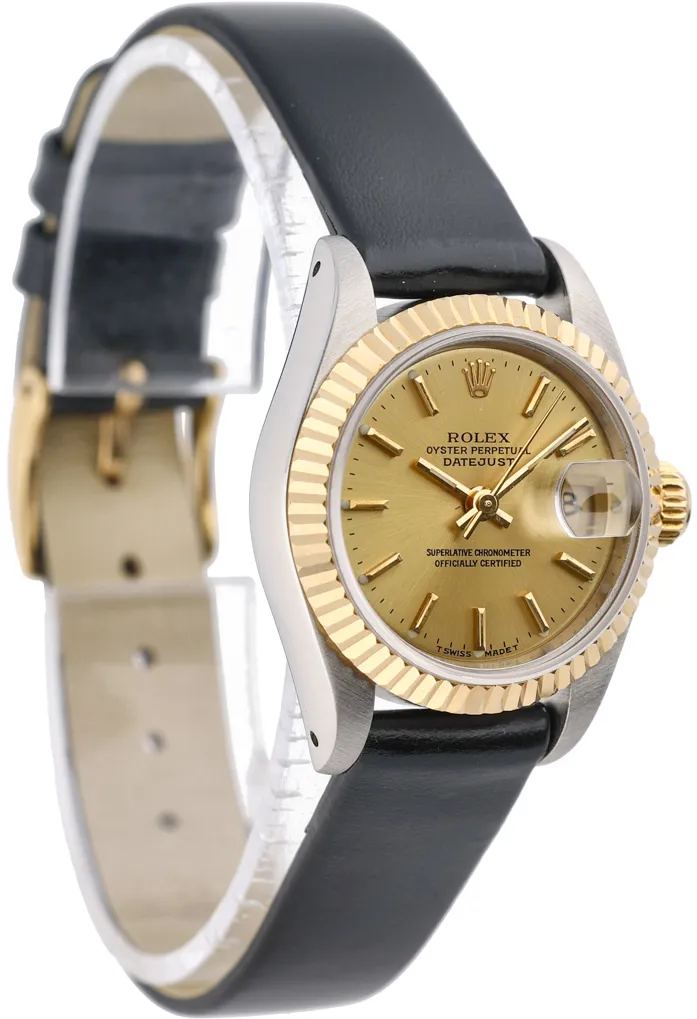 Rolex Lady-Datejust 69173 26mm Yellow gold and stainless steel Champagne 4