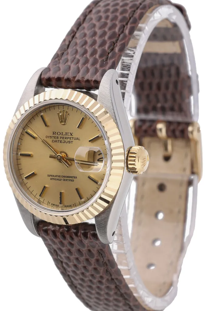 Rolex Lady-Datejust 69173 26mm Yellow gold and stainless steel Champagne 1