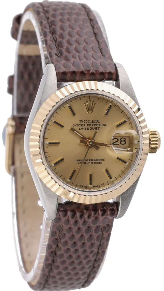 Rolex Lady-Datejust 69173 26mm Yellow gold and stainless steel Champagne 6