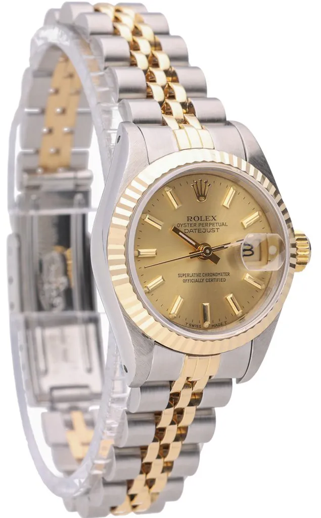 Rolex Lady-Datejust 69173 26mm Yellow gold and stainless steel Champagne 4