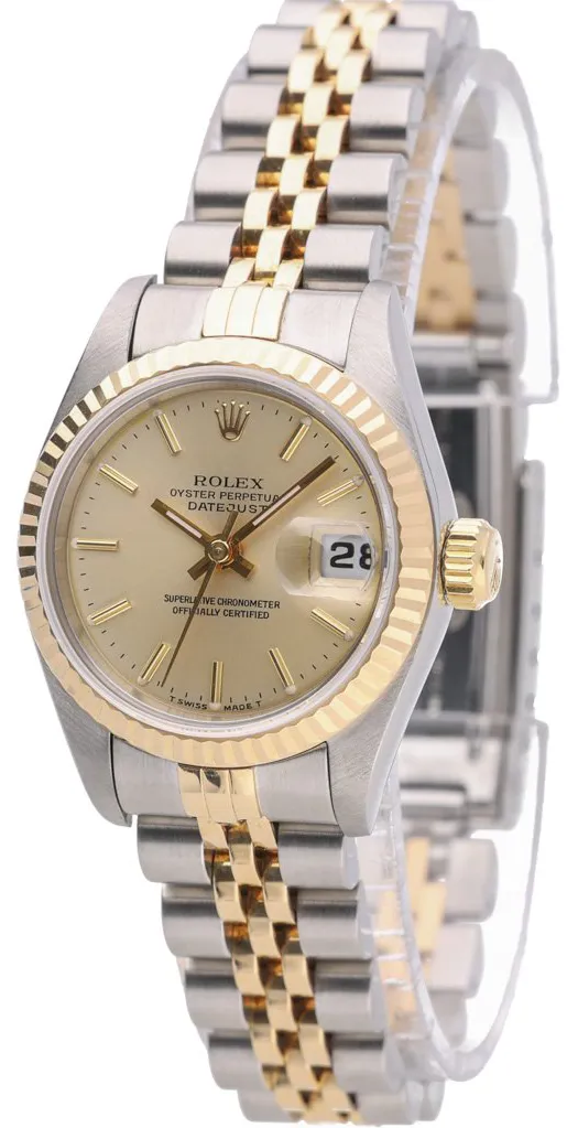 Rolex Lady-Datejust 69173 26mm Yellow gold and stainless steel Champagne 1