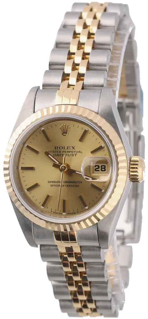 Rolex Lady-Datejust 69173 26mm Yellow gold and stainless steel Champagne 3